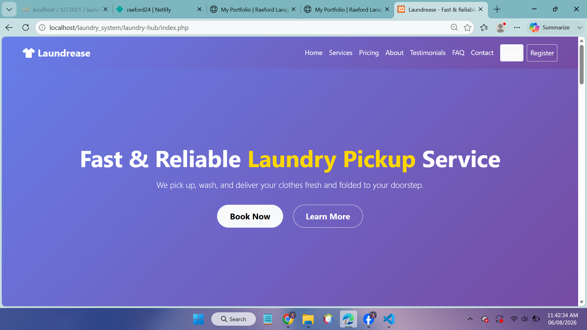 Laundry System Screenshot 1